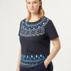 Marina Rinaldi Top & T-Shirt | Top & T-Shirt*T-shirt in jersey con stampa BLU