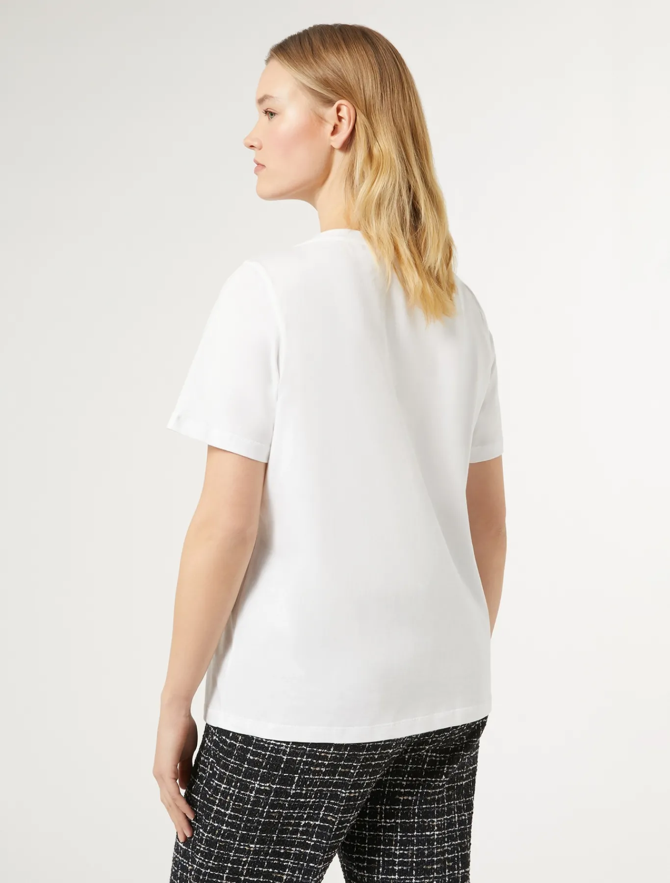 Marina Rinaldi Top & T-Shirt | Top & T-Shirt*T-shirt in jersey con stampa BIANCOOTTICO