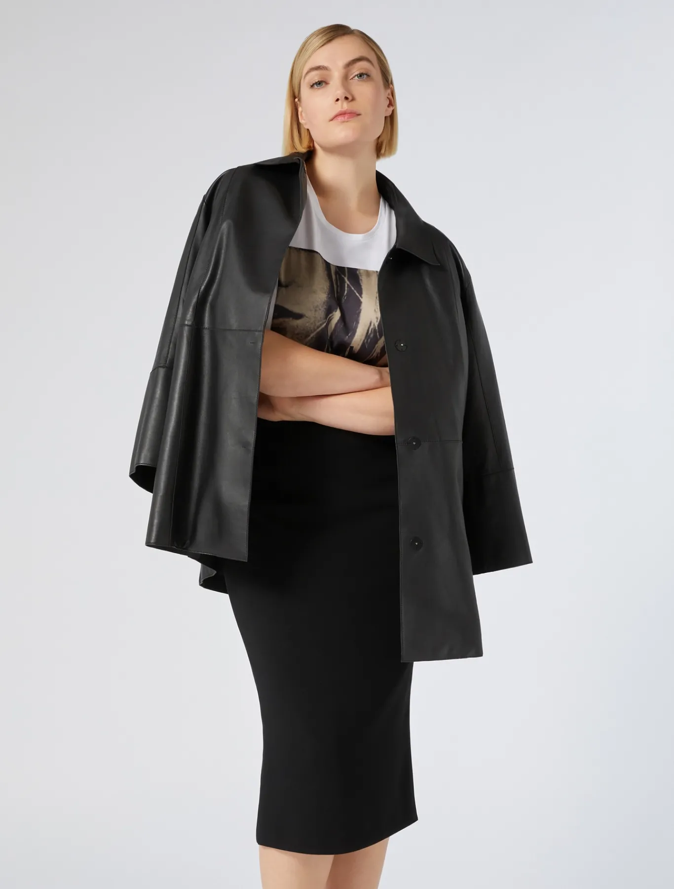 Marina Rinaldi Top & T-Shirt | Top & T-Shirt*T-shirt in jersey con stampa BIANCOOTTICO