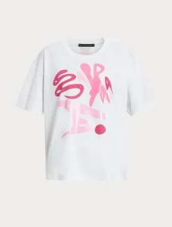 Marina Rinaldi Top & T-Shirt | Top & T-Shirt*T-shirt in jersey con stampa BIANCOOTTICO