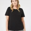 Marina Rinaldi Top & T-Shirt | Top & T-Shirt*T-shirt in jersey con strass NERO