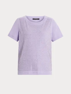 Marina Rinaldi Top & T-Shirt | Top & T-Shirt*T-shirt in jersey con strass LILLA