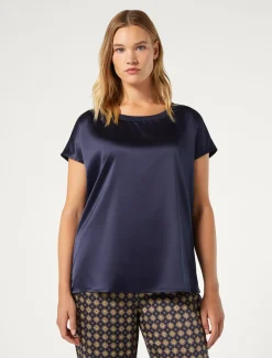 Marina Rinaldi Top & T-Shirt | Top & T-Shirt*T-shirt in jersey crêpe BLU