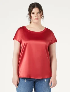 Marina Rinaldi Top & T-Shirt | Top & T-Shirt*T-shirt in jersey crêpe ROSSO