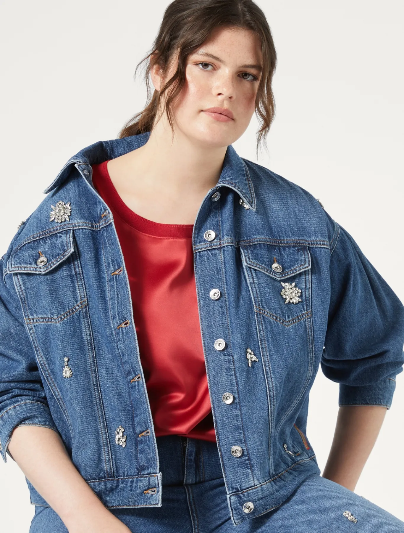 Marina Rinaldi Top & T-Shirt | Top & T-Shirt*T-shirt in jersey crêpe ROSSO