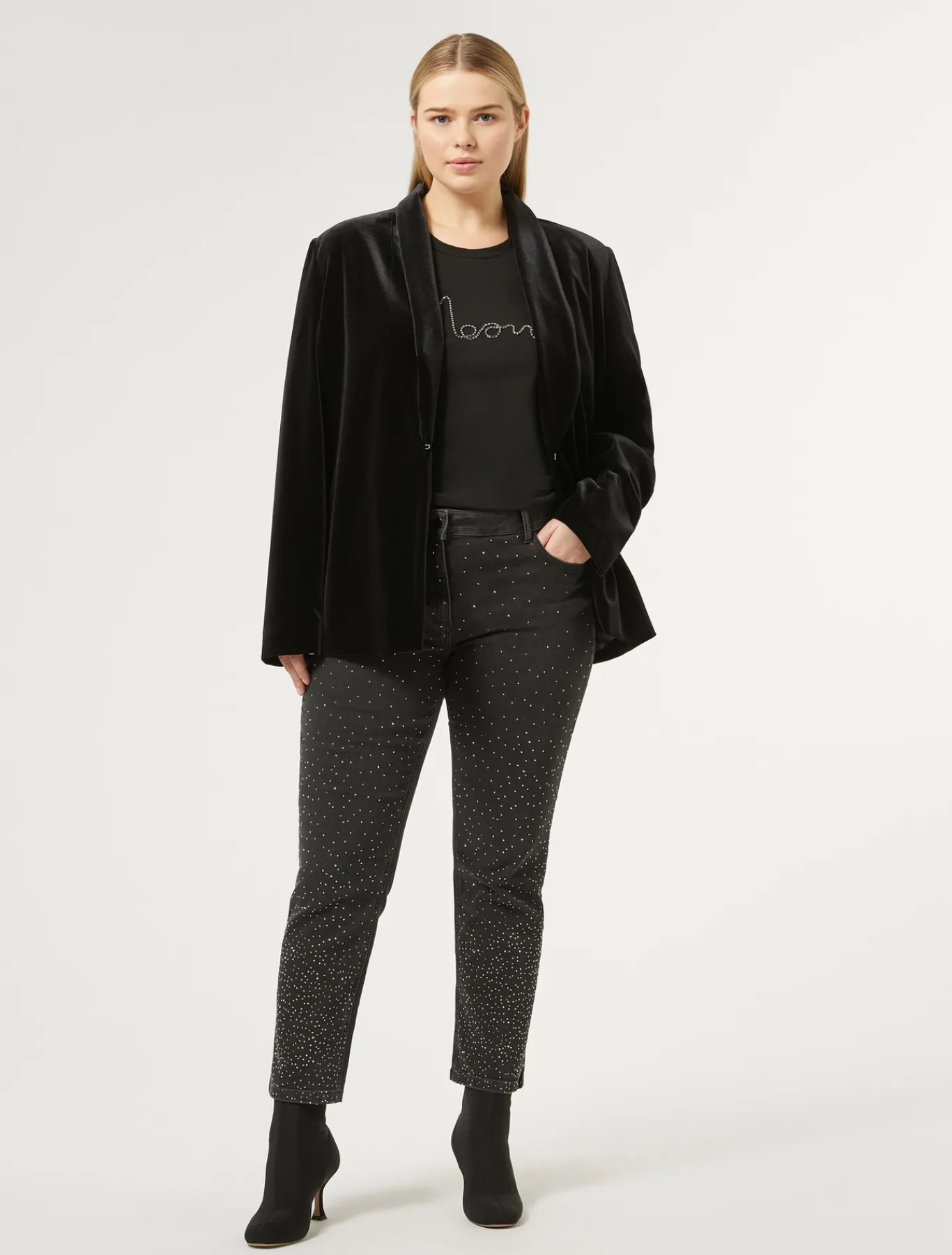 Marina Rinaldi Top & T-Shirt | Top & T-Shirt*T-shirt in jersey di cotone stretch NERO