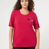 Marina Rinaldi Top & T-Shirt | Top & T-Shirt*T-shirt in jersey di viscosa stretch ROSSO