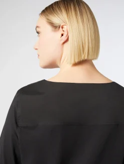 Marina Rinaldi Camicie & Bluse | Camicie & Bluse*T-shirt in jersey e popeline NERO