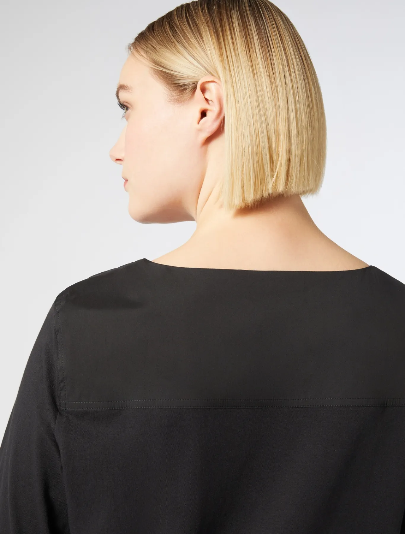 Marina Rinaldi Camicie & Bluse | Camicie & Bluse*T-shirt in jersey e popeline NERO