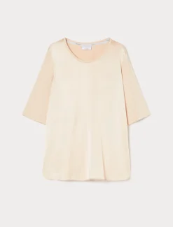 Marina Rinaldi Top & T-Shirt | Top & T-Shirt*T-shirt in jersey e raso ROSA