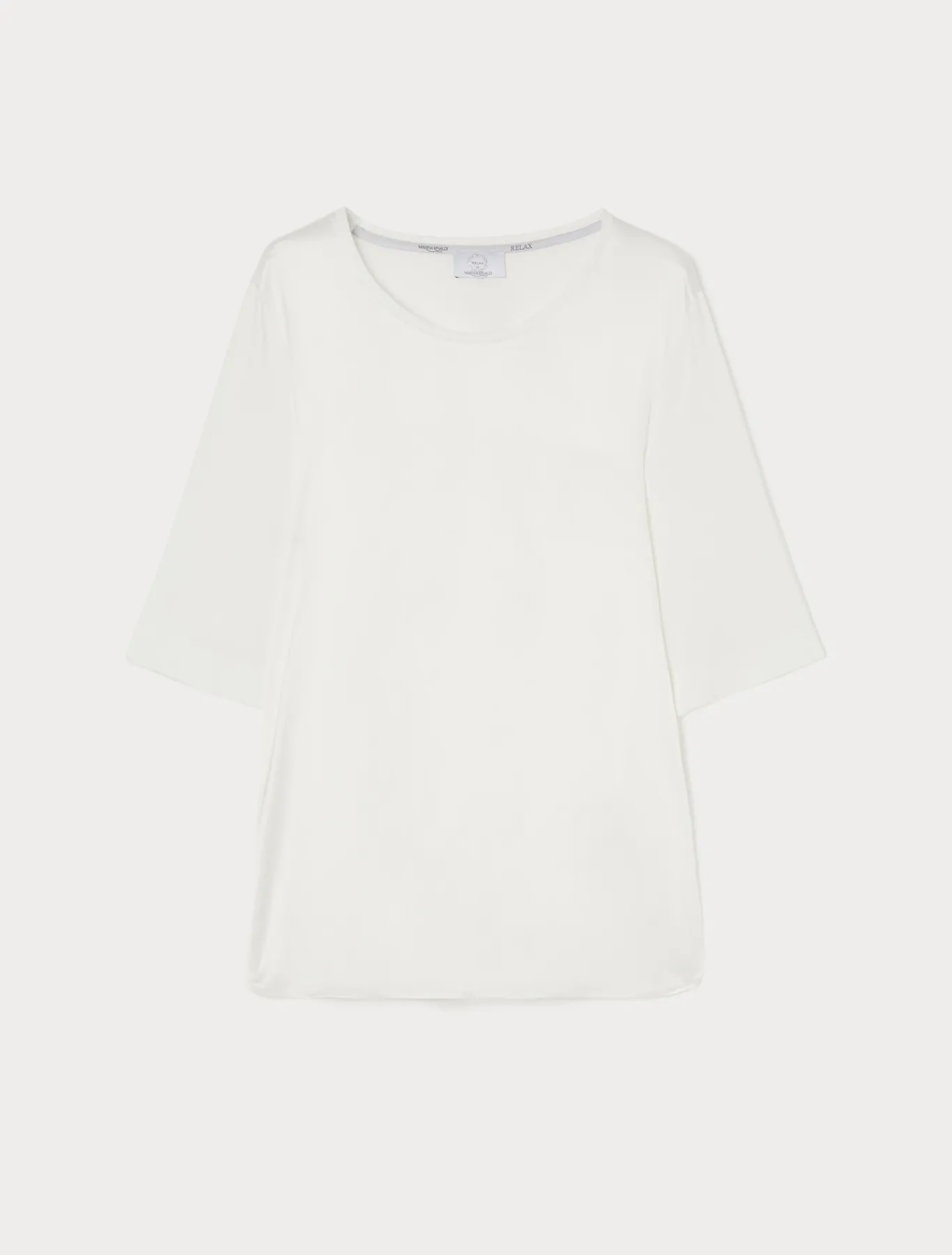 Marina Rinaldi Top & T-Shirt | Top & T-Shirt*T-shirt in jersey e raso AVORIO