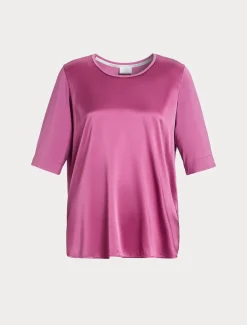 Marina Rinaldi Top & T-Shirt | Top & T-Shirt*T-shirt in jersey e seta ROSA