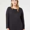 Marina Rinaldi Top & T-Shirt | Top & T-Shirt*T-shirt in jersey interlock NERO