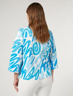 Marina Rinaldi Top & T-Shirt | Top & T-Shirt*T-shirt in jersey stampato BIANCO
