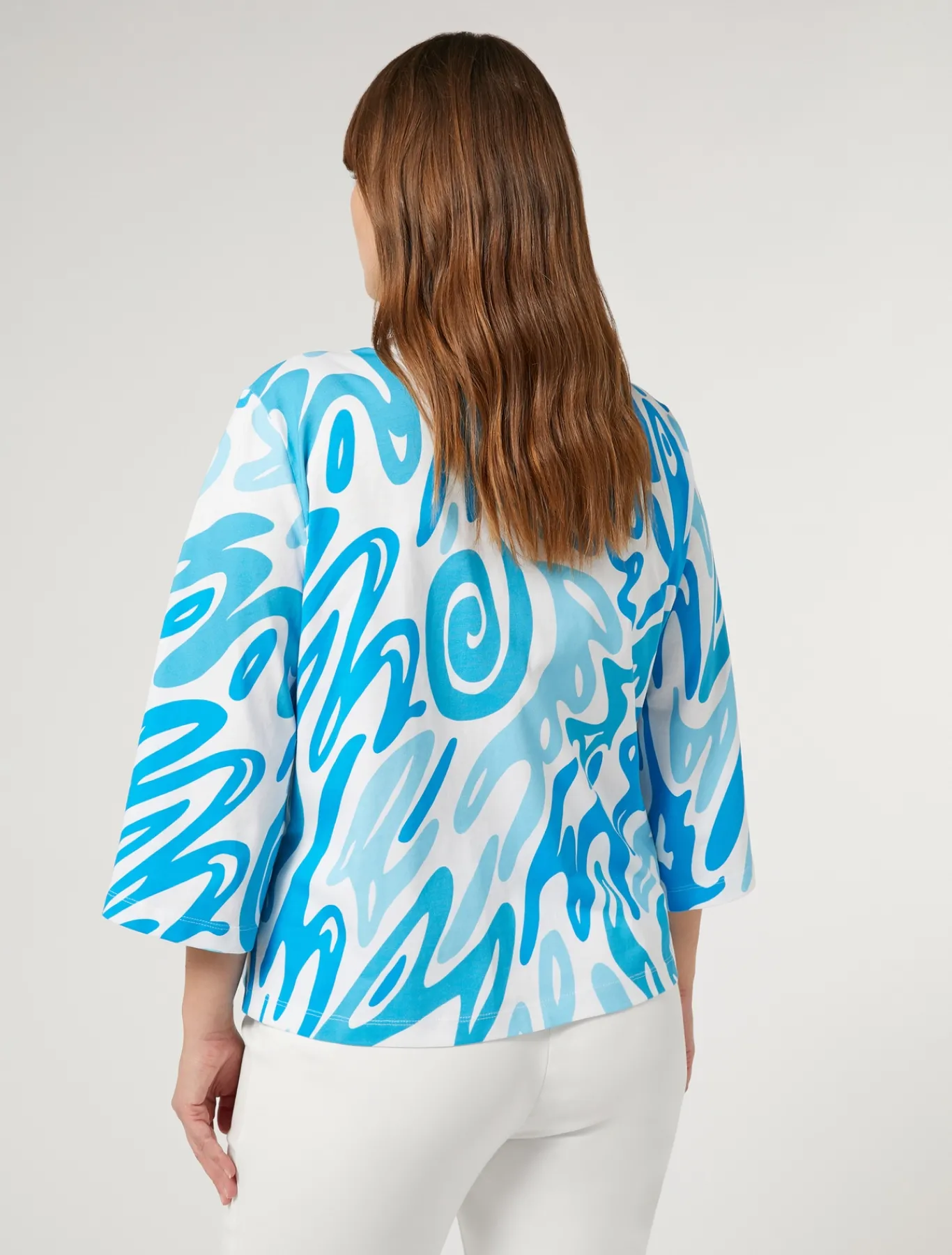 Marina Rinaldi Top & T-Shirt | Top & T-Shirt*T-shirt in jersey stampato BIANCO