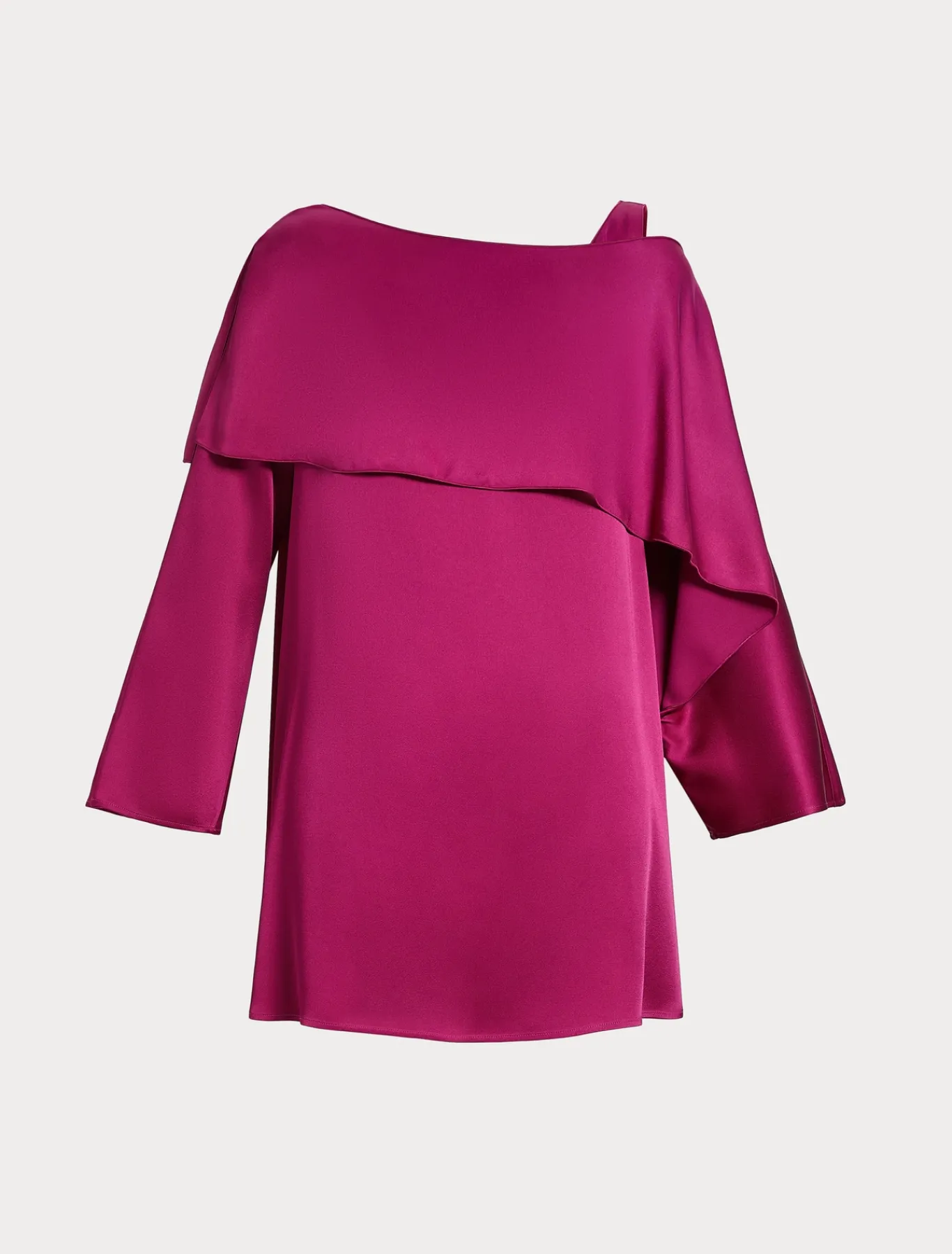 Marina Rinaldi Bluse | Collezione Elegante*Tunica in crêpe envers satin LAMPONE