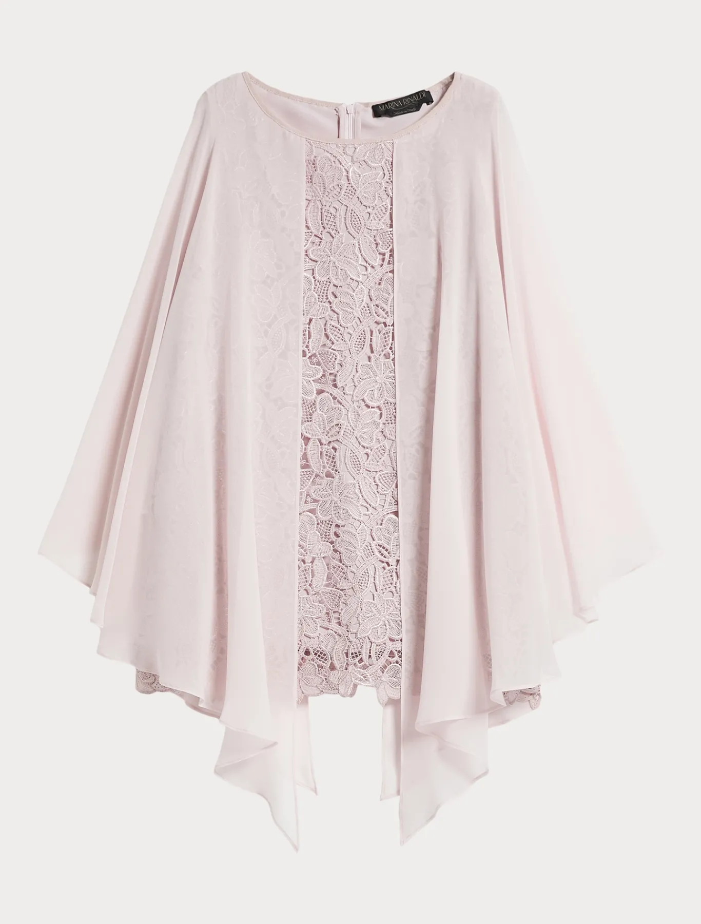 Marina Rinaldi Bluse | Camicie & Bluse*Tunica in macramè laminato ROSA