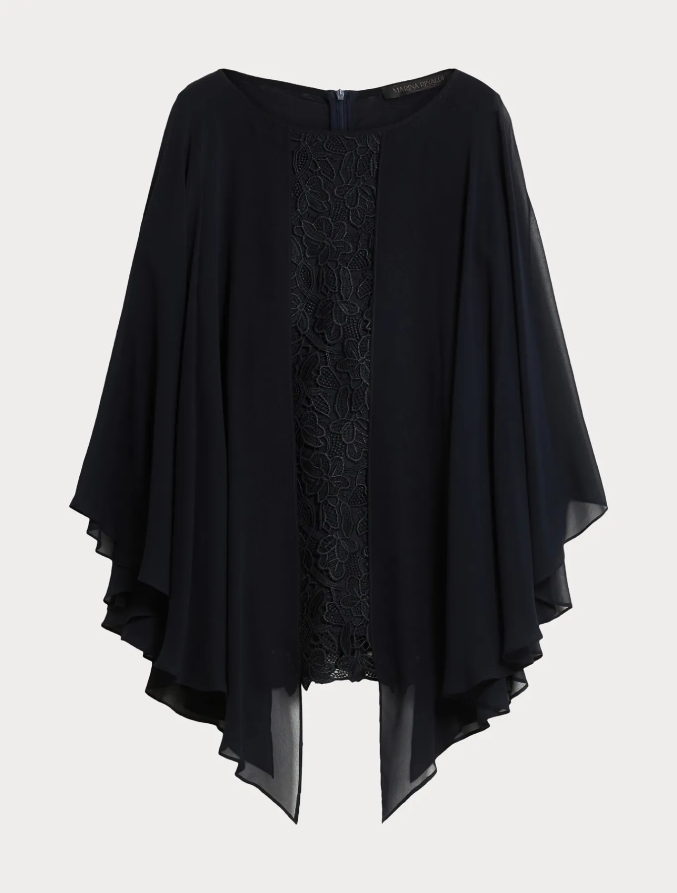 Marina Rinaldi Bluse | Camicie & Bluse*Tunica in macramè laminato BLUNOTTE