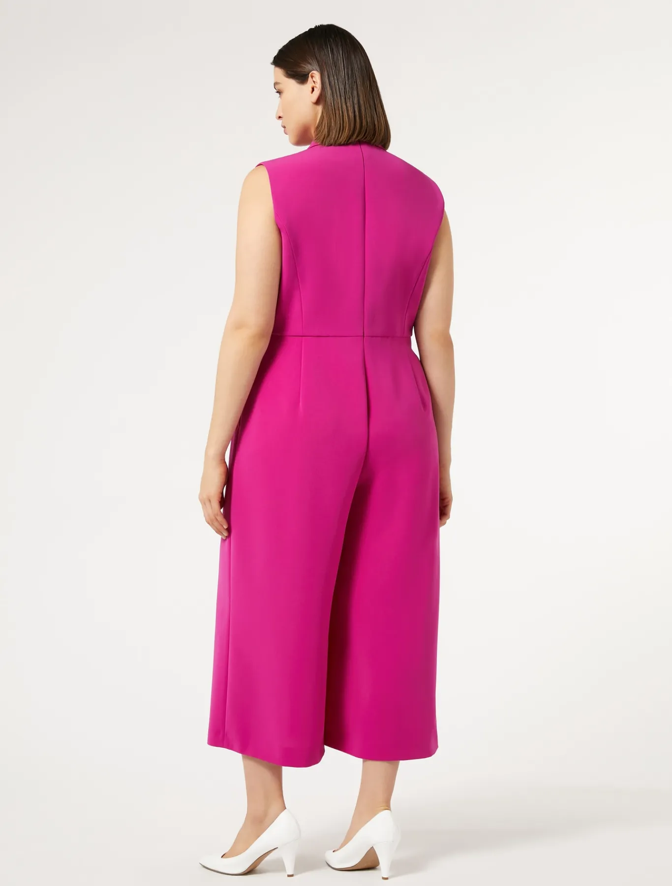 Marina Rinaldi Abiti | Abiti*Tuta in cady triacetato FUXIA